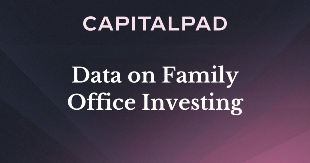 A featured image for a post covering all of the data and statistics on family office investing throughout different asset classes, specifically in private equity